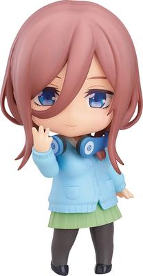 Nendoroid The Quintessential Quintuplets Miku Nakano bemalte bewegliche Figur, nicht maßstabsgetreues ABS und PVC