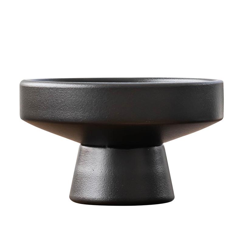 

Ретро Керамическая Ваза Черная Ваза Для Растений Цветочный Горшок Украшение Настольные Растения Домашний Декор Бонсай Цветочный Горшок Настольный