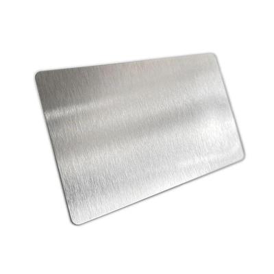 Stainless Steel Engravable Metal Business Cards - Brushed Gold Black Finish