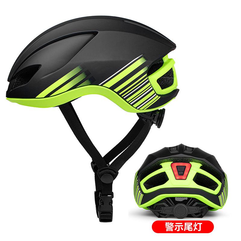New Cycling Helmet Integrated Bicycle Bicycle Helmet Mountain Road Bike Riding Helmet with Taillights