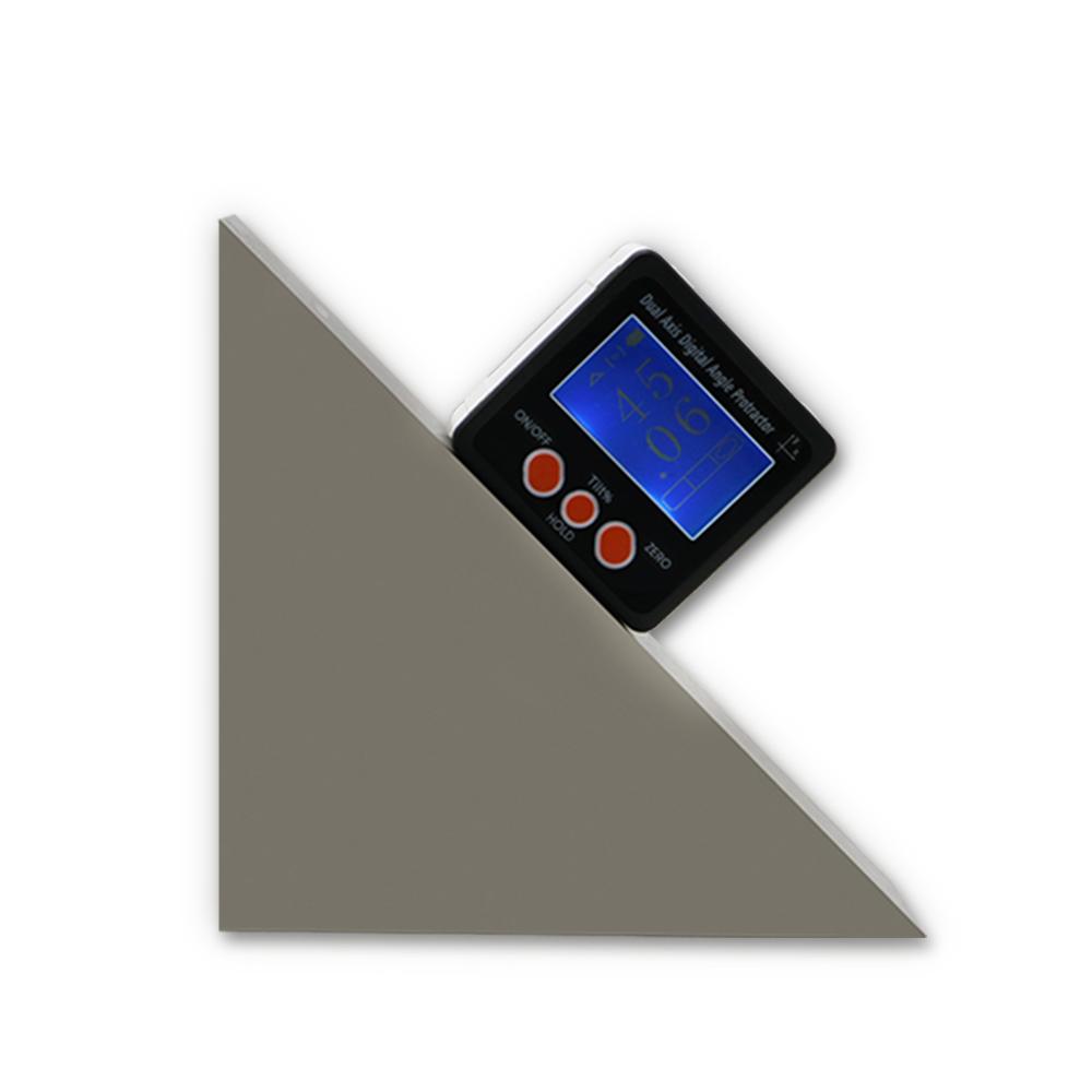 Aluminum Alloy Frame Digital Inclinometer Dual Axis Protractor Bevel Box Digital Angle Gauge Angle Finder With Magnets