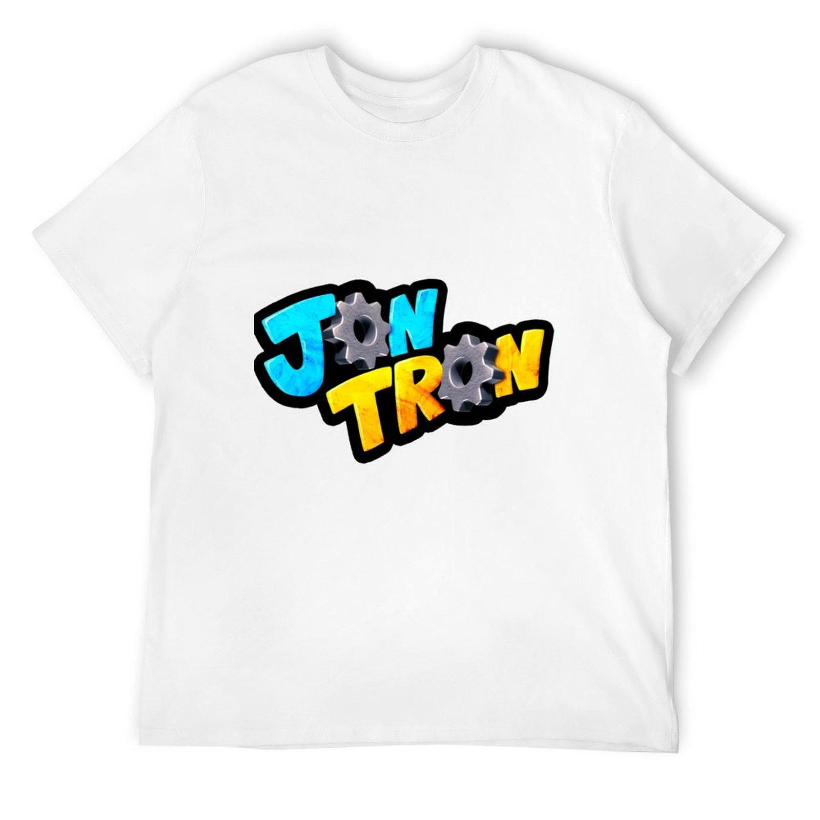 jontron logo T-Shirt customs korean fashion Blouse plus sizes mens champion t shirts S