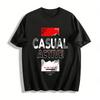 Vintage Distressed Casual Active Denim Top Unisex Streetwear Tee Pure Cotton T-shirt