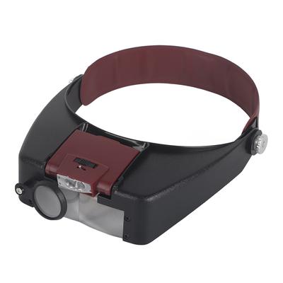 Lente di ingrandimento con casco Lente di ingrandimento montata sulla testa con luce LED Manutenzione dell'illuminazione