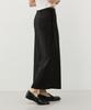 CITYBREEZE Strap Tailored Long Skirt_Black