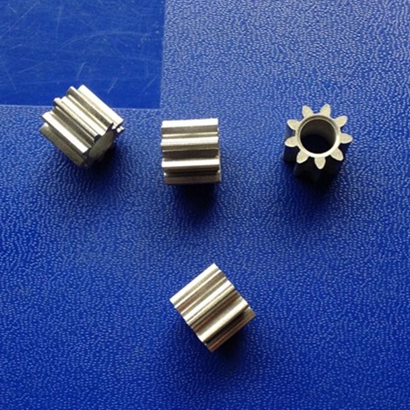 10 stk. Præcisions tandhjul 1 Modul 9 Tænder Indvendig Boring 6mm til Motor Gear