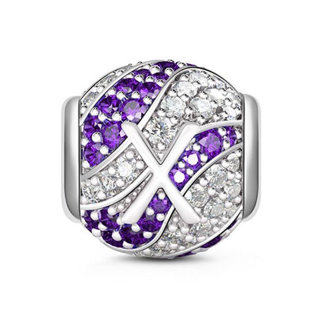 Kulaté Pave Abc Písmeno abecedy 925 Sterling Silver korálky Charm Fit Originální módní náramky pro kutily pro ženy Dárkové šperky