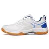 Anti-Slip Badminton Shoes for Men Women Professional for Outdoor Gym and Badminton Matches Blue Yellow Big Size