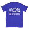 Waiting For Tyler Galpin Graphic Printing T Shirt for Men Women  100% Cotton  Tee Shirt Clothing