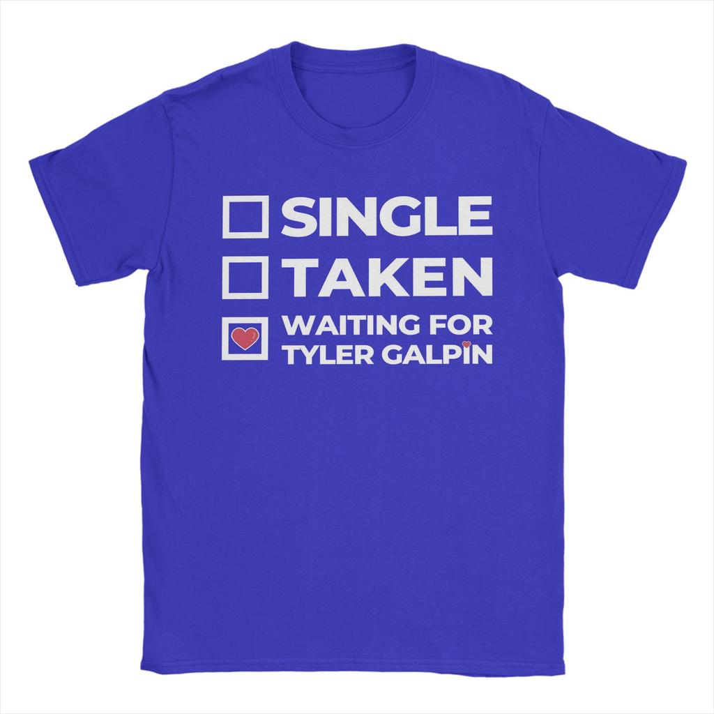 Waiting For Tyler Galpin Graphic Printing T Shirt for Men Women  100% Cotton  Tee Shirt Clothing