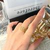 Women's Grid Zirconia Lace Ring - High-End, Versatile, Trendy Jewelry