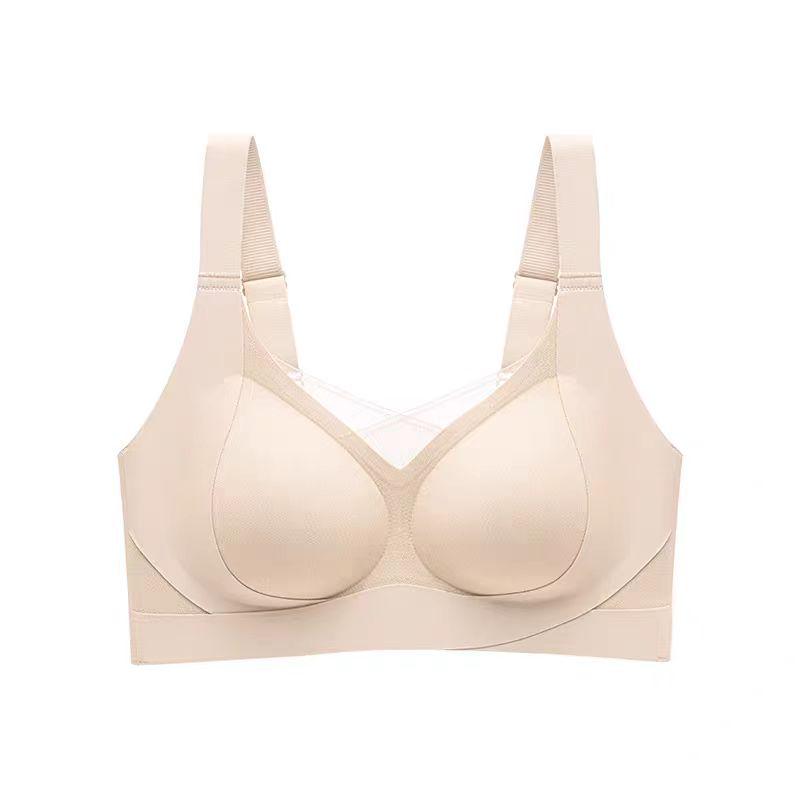 Seamless Lifting Bra for Large Busts - Wire-Free, Anti-Sagging, Armpit Fat Collection, Fixed Cup