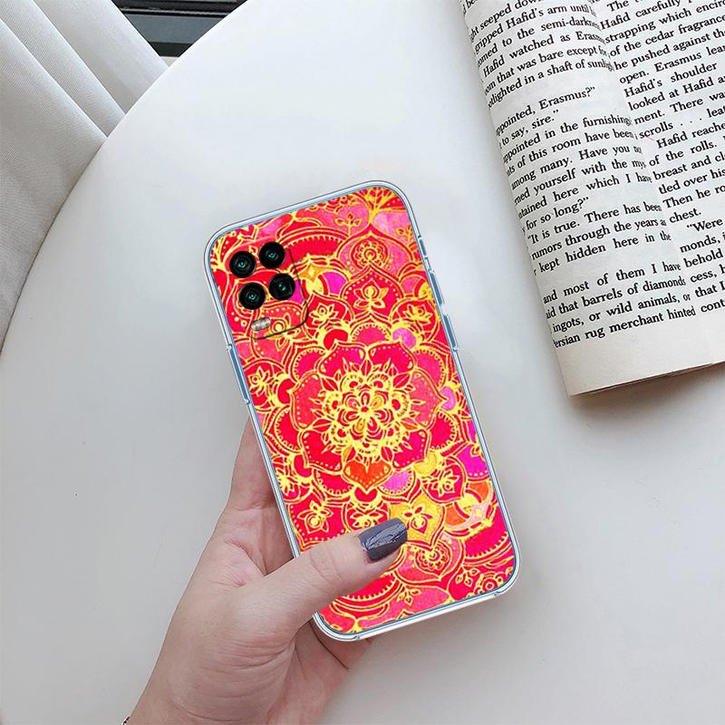 

RP46 Mandalas Transparent Phone Case for Motorola Moto Edge 20 30 40 50 S30 Fusion Ultra Pro Neo Lite + G200 G23 Motorola Edge