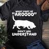 Funny Basset Hound Arooo T-Shirt Dog Lover Women T Shirts Cotton Tops