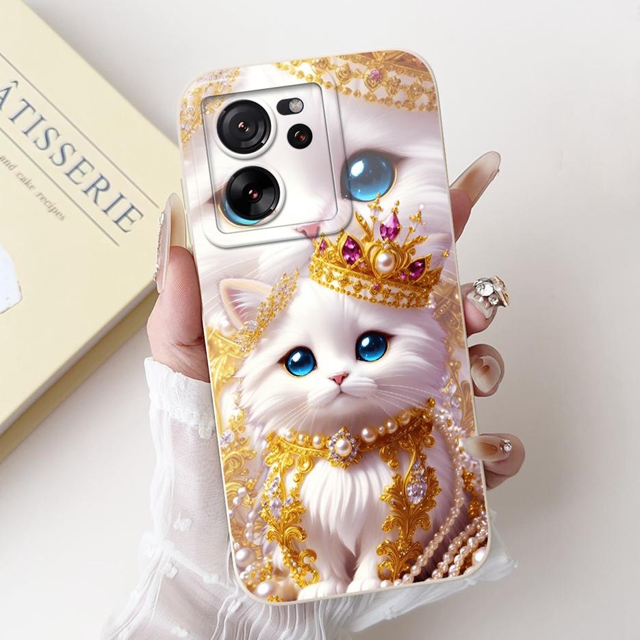 For Xiaomi 13T Pro Case Cool Fashion Machine Painted Cover Soft TPU Matte Phone Case For Xiaomi Mi 13T Pro Mi13T 13TPro 5G Shell