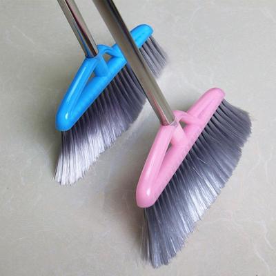 Yijing Stainless Steel Rod Soft Broom - Hair-Free, Household-Use, Extended Design