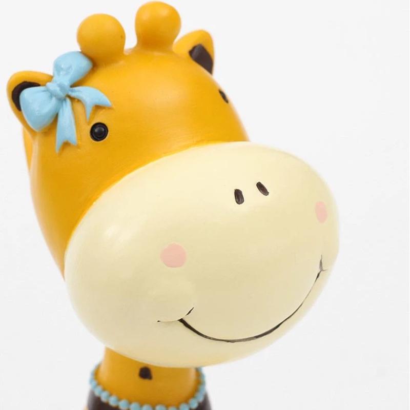 Niedliches Tierharz Schreibtischornament und Brillenhalter, Dekorative Desktop-Figur für Büro, Zuhause und Arbeitszimmer