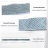 Silicone Back Scrubber for Shower Men, Dual-Sided Back Exfoliator Washer Scrub Strap - 100% Back Coverage to Clean, Exfoliate and Massage, Hygienic,