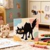 2Pcs 2 Styles Kitten Carbon Steel Cutting Dies Stencils for DIY Scrapbooking Photo Album Decorative Embossing Paper Card Cat Shape