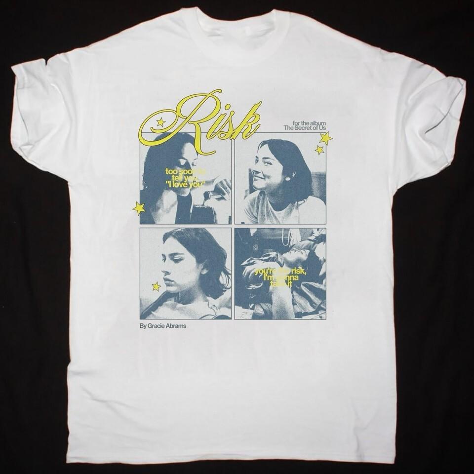 Gracie Abrams White T-Shirt Cotton Unisex S-3XL For Men Women Unisex T-Shirt S