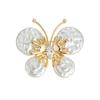 Delicate Butterfly Shape Brooch Pin With Intricate Texture Stylish Outfit Embellishment for Casual or Formal Wear