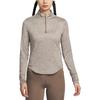 Nike Swift UVDri-Fit Casual Pullover Comfortable Long Sleeve Moisture-Wicking Loose T-Shirt Women Tops Mink-Brown Heather-Pink HQ0500233