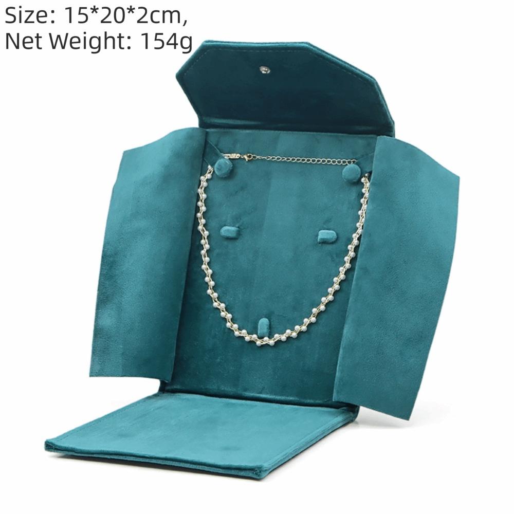 Foldable Jewelry Organizer Pouch Jewelry Storage Box Wedding Gifts Packaging Box