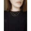 Used [Sold out item] COCOSHNIK cut ball necklace K10 gold PG