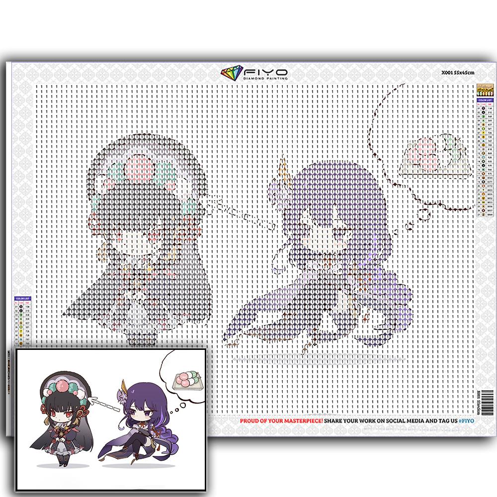 Diamond Painting Genshin YunJin Stitch Diamond Mosaic Craft Diamond Embroidery Painting