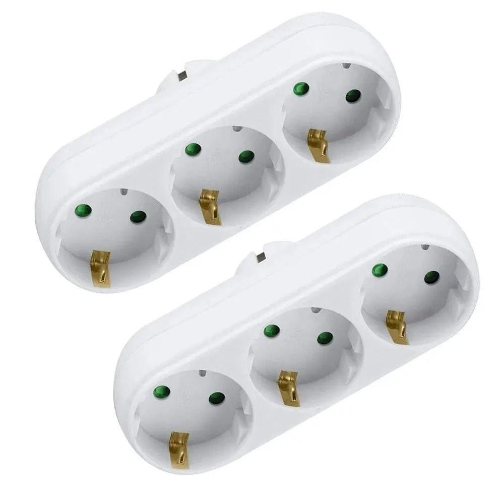 Safety Door Adapter Converter 16 A 250 V AC EU Power Plug Outlet Conversion Socket  Travel Use