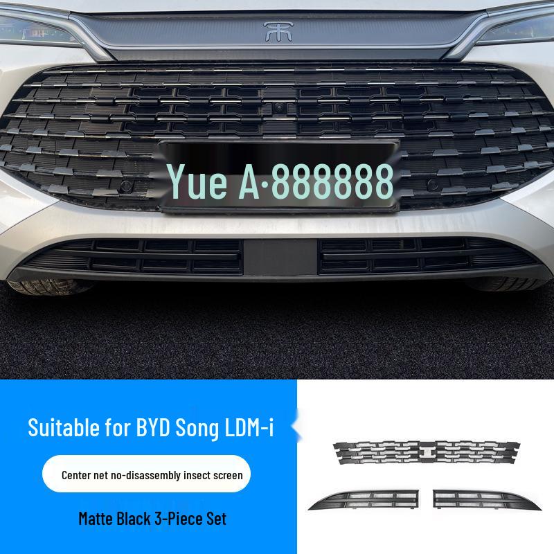 24-26 BYD Song L DMi Insect & Debris Protection Front Grille Net: No Disassembly Needed