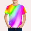 T-Shirts for Boys Tie Dye Graphic T Shirts Short Sleeve Tee Children's T-Shirt Elementary Girl Clothes Casual Tops Girl T-Shirts