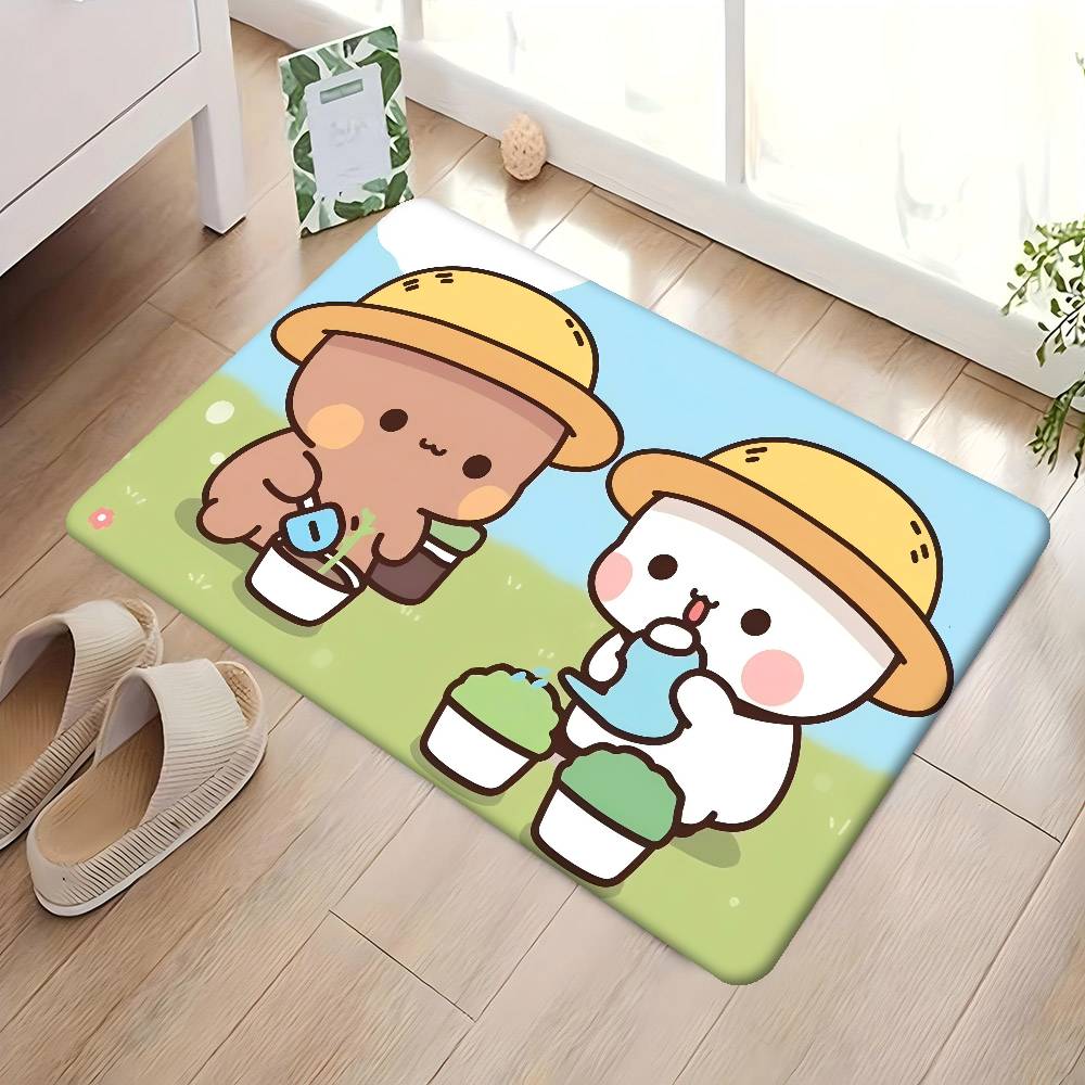 Dudu Bubu Cartoon Hallway Carpet Washable Non-Slip Living Room Sofa Chairs Area Mat Kitchen Doormat Area Rug