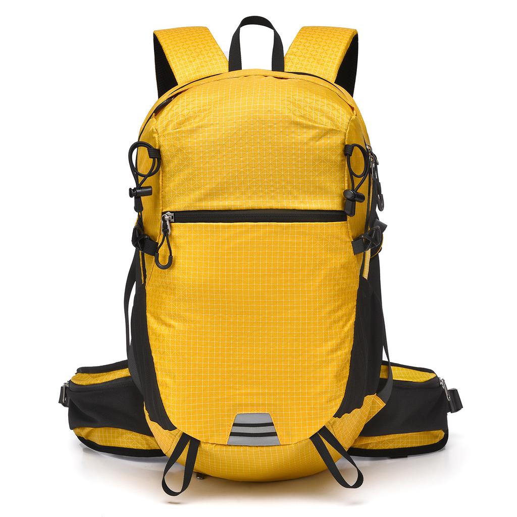 School bag, hiking backpack, outdoor backpack, sports bag, double shoulder bag, large capacity travel bag, stylish color-block backpack, camping bag