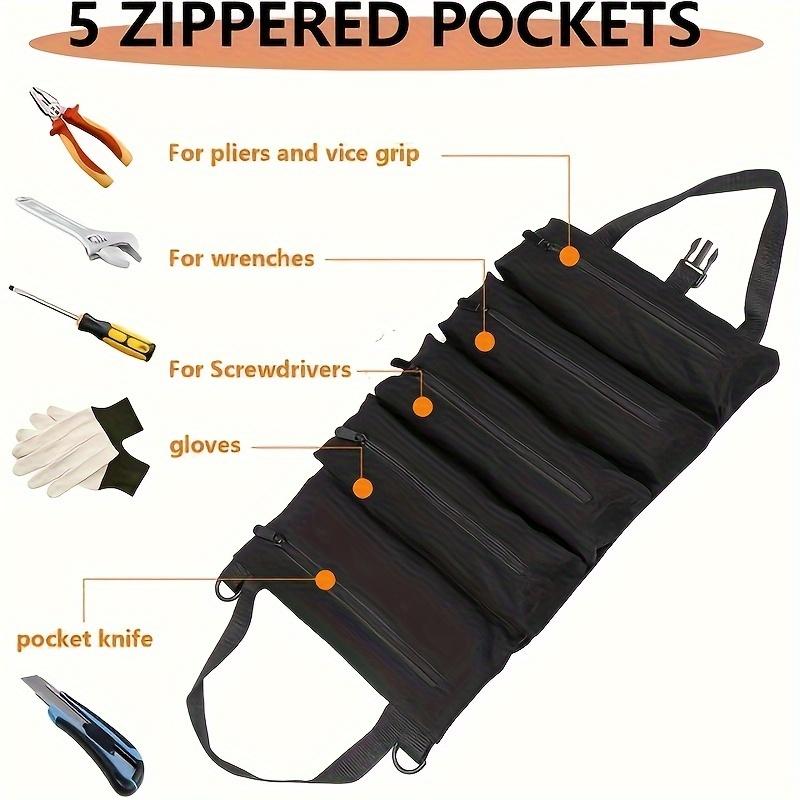 1pc Electrician tool kit repair car tool bag roll bag portable multifunctional hardware tool storage bag