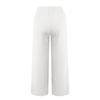 GMXIA Large Size Women's Elastic Waist Long Linen Casual Loose Wide Leg Trousers