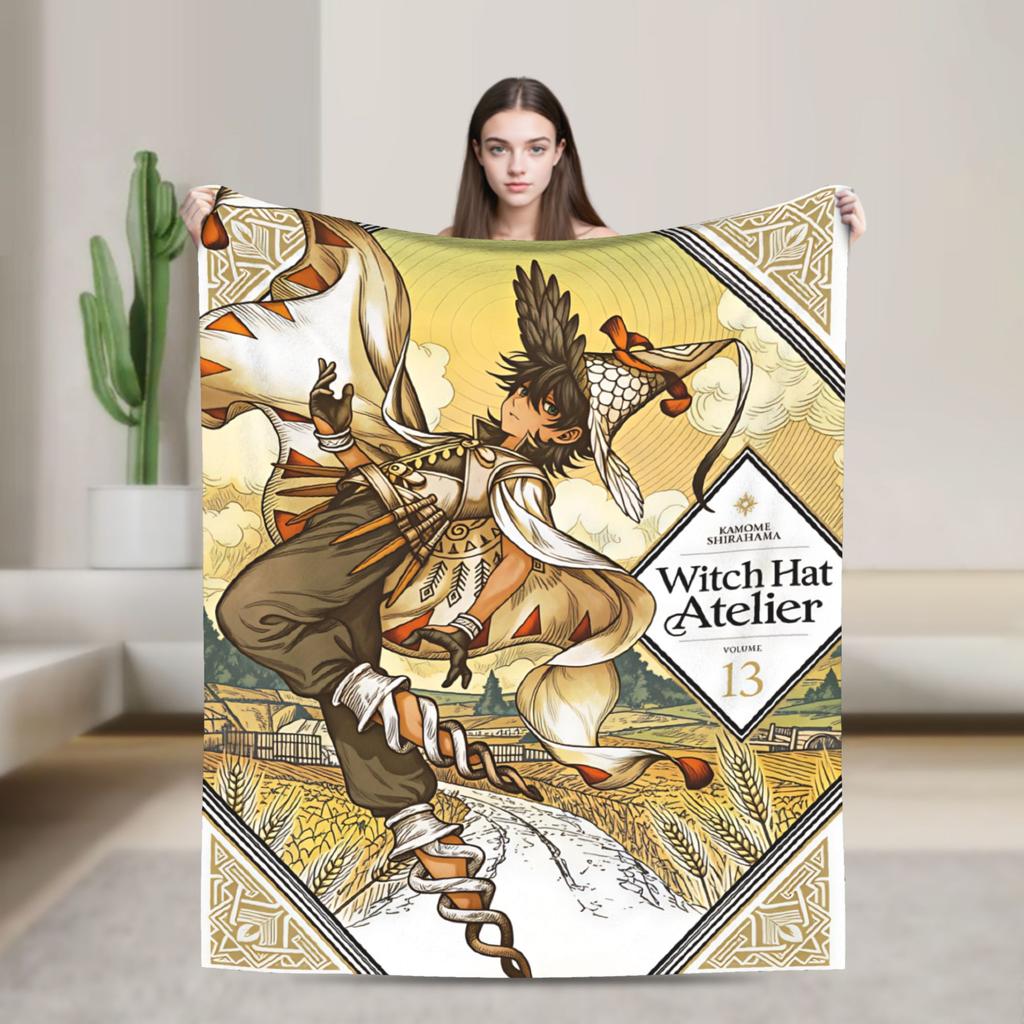 Witch Hat Atelier Blanket Decorative Flannel Bedding Throws For Couch Chair Warm Custom DIY Quality Bedspread Gift Idea