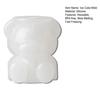 Ice Cube Mold Bear Shape Silicone Ice Tray for Coffee Milk Tea Juice Cocktails BPA-Free Food Grade Soft Cute Ice Cube