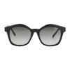 Acetate Irregular Shape Sunglasses Women's Black LW40079U5501B