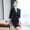 Women's White Professional Summer Suit Set for Beautician or Salon Manager