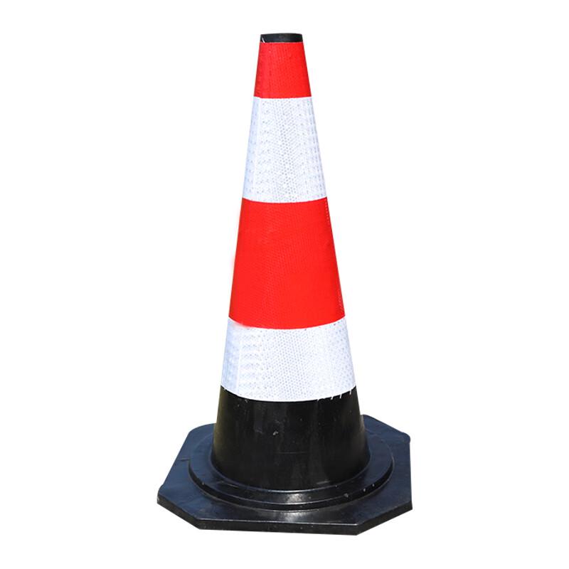 Yudu Reflective Plastic Traffic Cone - 90cm High