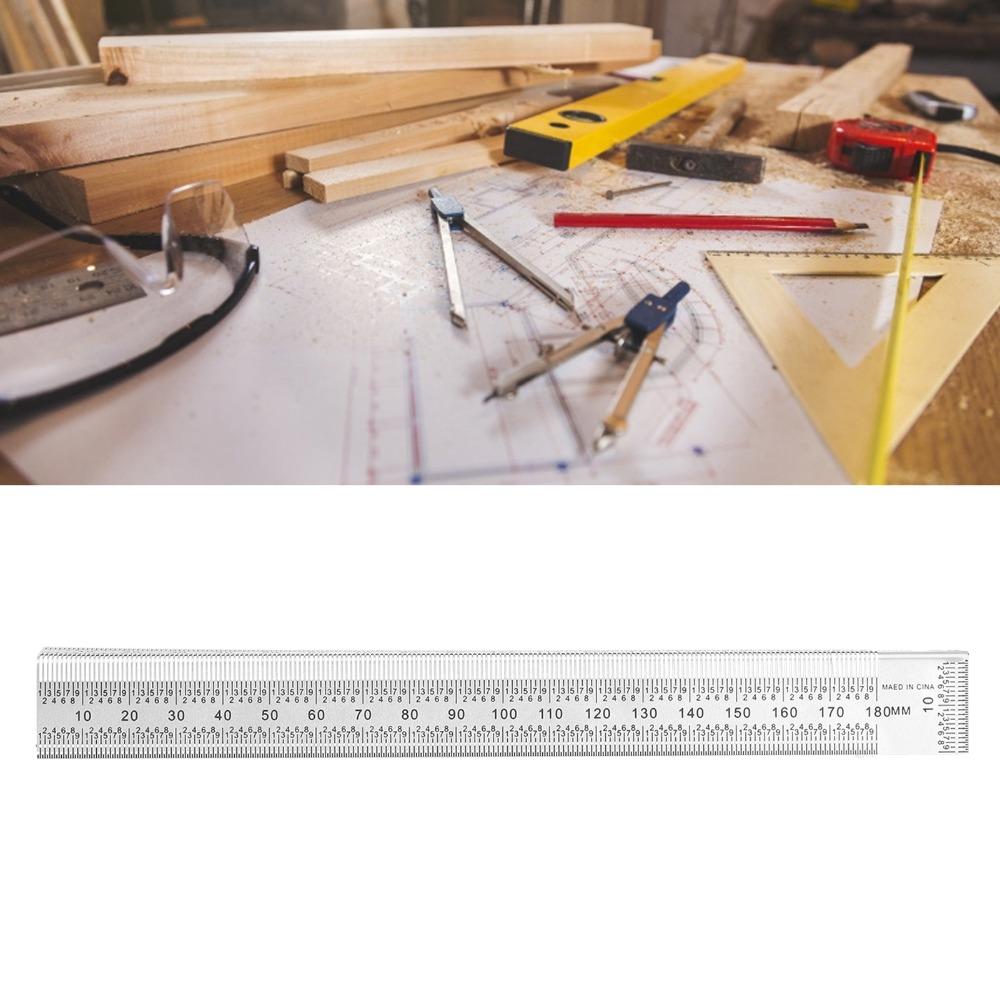 T-Type T-Type Ruler Stainless Steel Woodworking Scribing Ruler Bend Rules  Woodworking Measurement