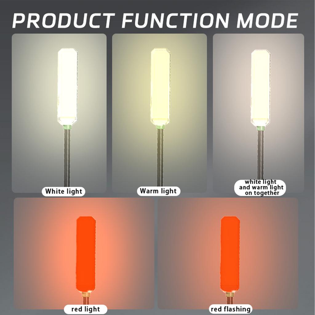 Rechargeable Camping LED Flashlight Work Light Magnet and Hook Lighting Modes Spotlight Handheld Flashlights for Night Work