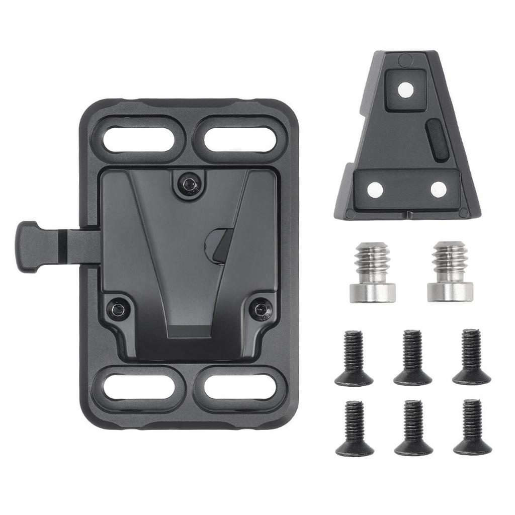 JLwin JL-35 Mini V Lock Battery Adapter Plate V Mount Battery Plate Aluminum Alloy with 1/4 Inch