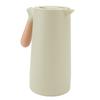 Coffee   Simple Stylish Portable 1L Large Capacity Beech Wood Handle 12h Thermal Insulation Coffee Pot