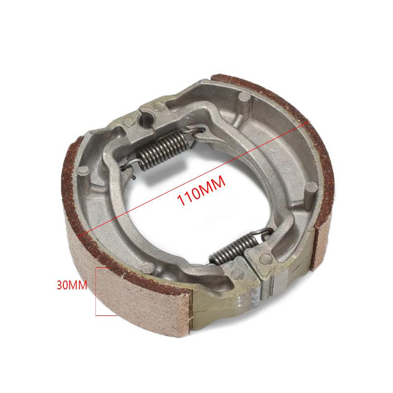 Motorcycle Rear Brake Shoes for Haojue Suzuki Qingqi Lifan Jincheng AX100 A100 HJ100 JC100 Bajaj BOXER100 TVS STAR100 Brake Pads
