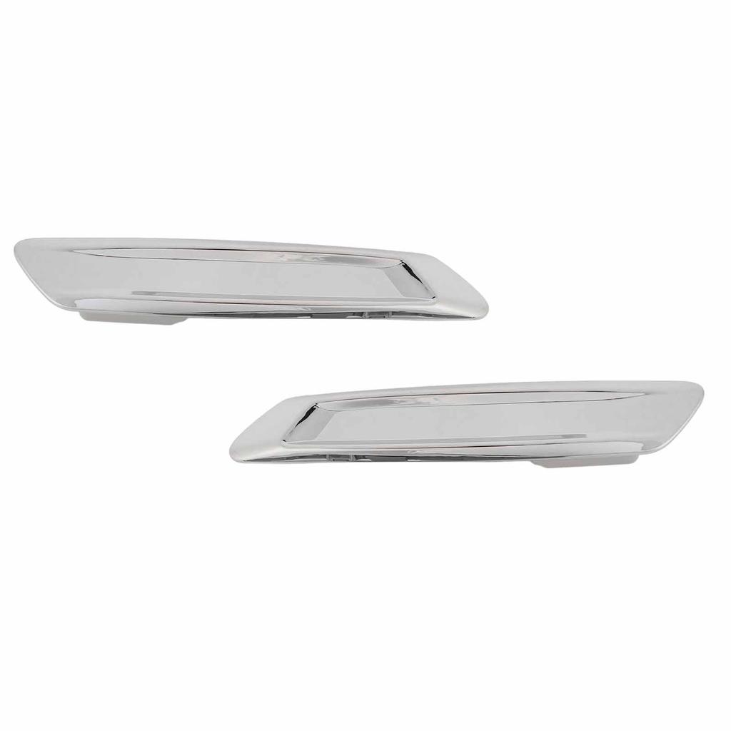 1 Pair Side Mudguard Trim Finisher 51137336645 Left Right Chrome Front Mudguard Panel Marker Finisher for 5 Series F10