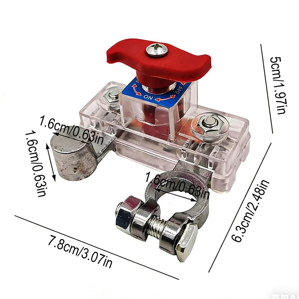 Battery Disconnect Button Battery Disconnect Control Car Power Management Button for Garage Workshop Vehicle Sedan RV SUV Truck