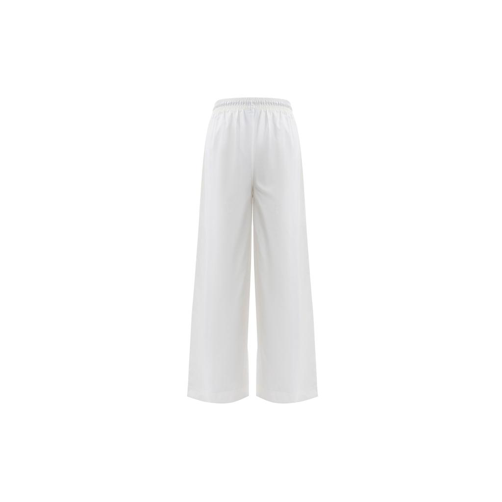 Jordan Relaxed Solid Drawstring Straight Leg Pants Women Bottoms White FB5123-133