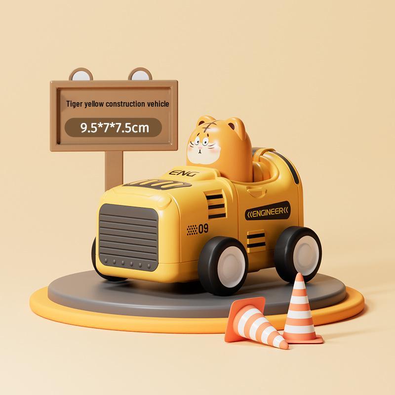 Cross-border Inertial Cartoon Pet Car - Cute Educational Toy for Kids